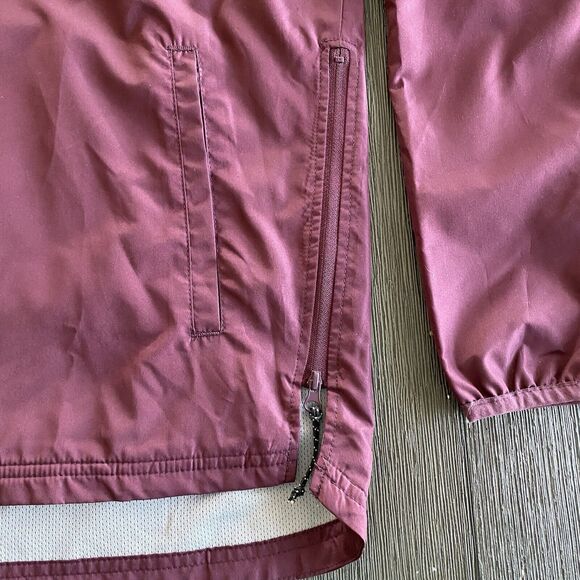 Mens Holloway Burgundy Windbreaker  1/4 Zip Pull‎ Over Jacket Size XS - Picture 7 of 11